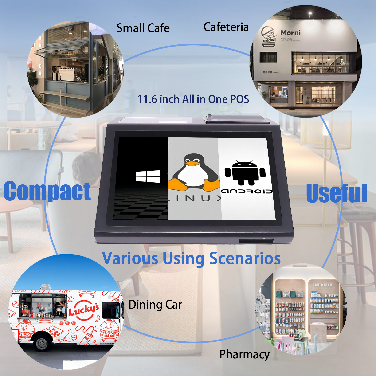 ED116W:Aluminum shell with printer and scanner(图3)