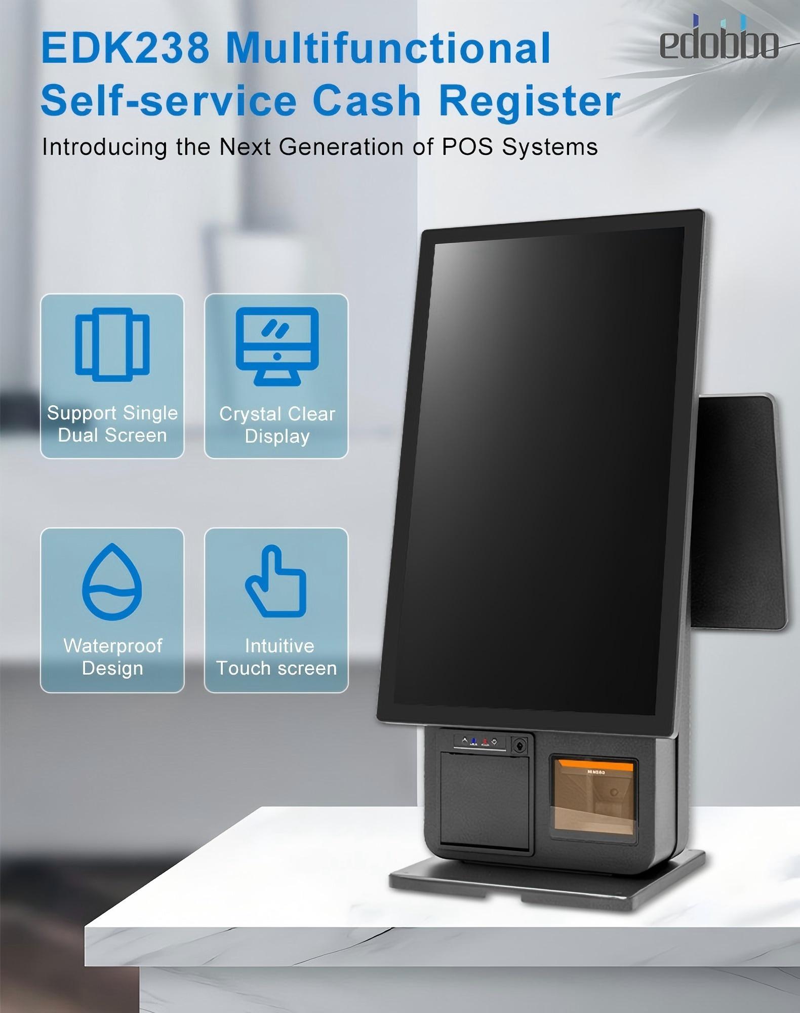 EDK238：23.8 inch with 18.5 inch self service kiosk(图1)